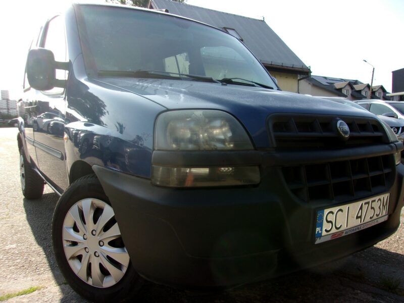 Fiat Doblo Klimatyzacja, ABS, Elektryczne szyby, Dwa kluczyki I (2000-2010)