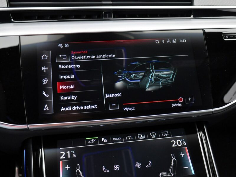 Audi A8 60TFSIe Quattro LONG DigitalLed B&O Kamery360 OśSkrętna TempomatACC TV D5 (2017-)