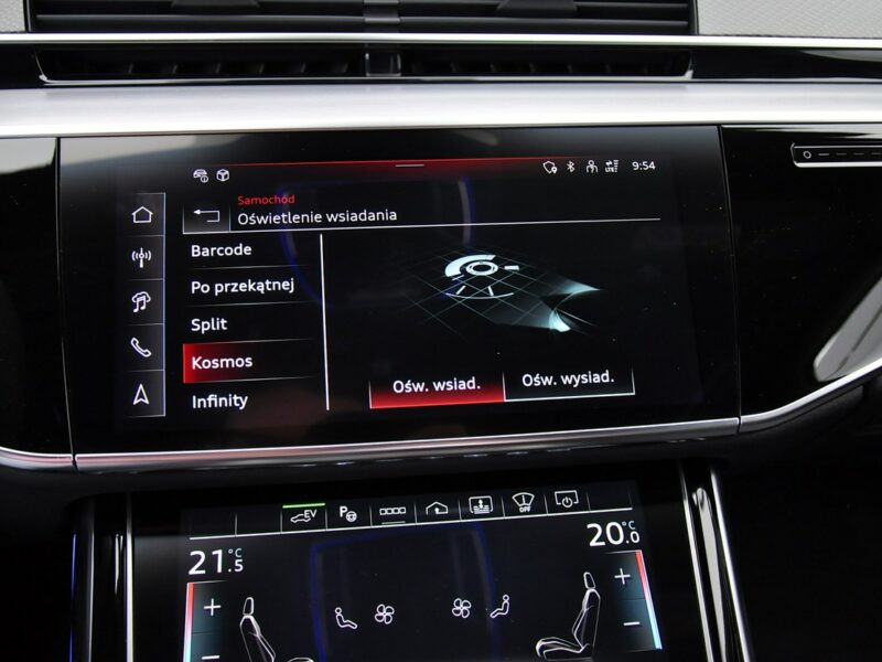 Audi A8 60TFSIe Quattro LONG DigitalLed B&O Kamery360 OśSkrętna TempomatACC TV D5 (2017-)