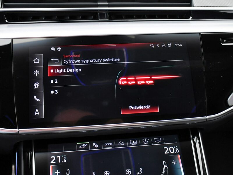 Audi A8 60TFSIe Quattro LONG DigitalLed B&O Kamery360 OśSkrętna TempomatACC TV D5 (2017-)