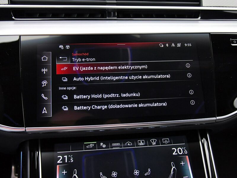 Audi A8 60TFSIe Quattro LONG DigitalLed B&O Kamery360 OśSkrętna TempomatACC TV D5 (2017-)