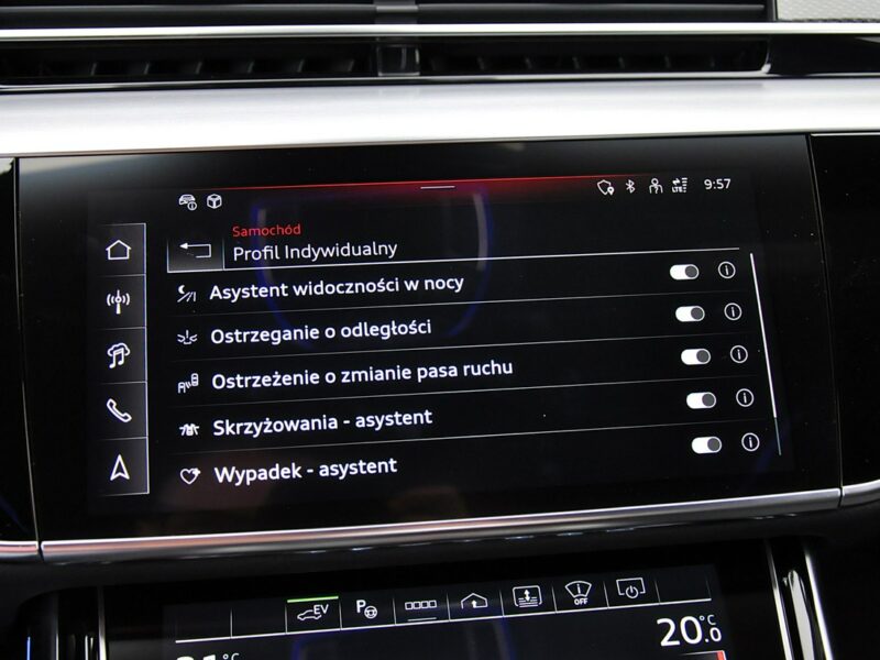 Audi A8 60TFSIe Quattro LONG DigitalLed B&O Kamery360 OśSkrętna TempomatACC TV D5 (2017-)