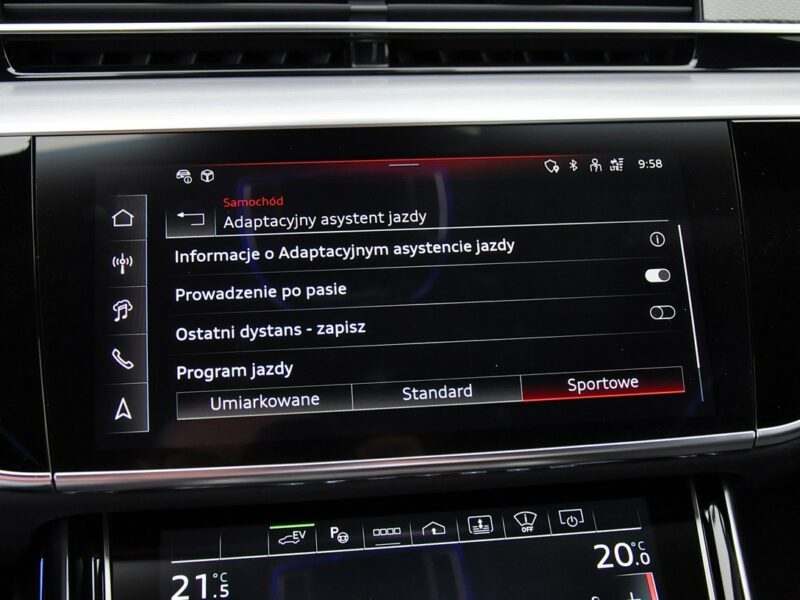 Audi A8 60TFSIe Quattro LONG DigitalLed B&O Kamery360 OśSkrętna TempomatACC TV D5 (2017-)