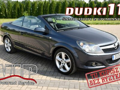 Opel Astra 1,8benz DUDKI11 Skóry.Cabrio.Podg.Fot.Tempomat.kredyt.OKAZJA H (2004-2014)