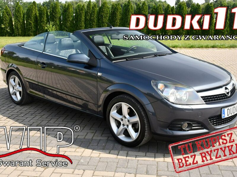 Opel Astra 1,8benz DUDKI11 Skóry.Cabrio.Podg.Fot.Tempomat.kredyt.OKAZJA H (2004-2014)