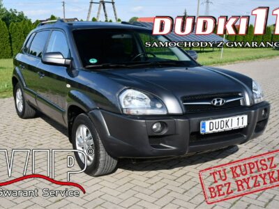 Hyundai Tucson 2,0Benz Dudki11 Skóry.Hak.Parktronic.Tempomat. I (2004-2010)