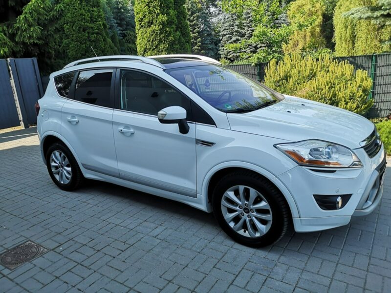 Ford Kuga 2.0 TDCI 163KM Klimatr 4 x 4 Nawi Tempomat Panorama ALU Kamera Serwis I (2008-2012)