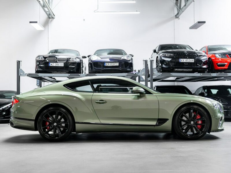 Bentley Continental GT Alpine Green. Gwarancja do 07.2027. Pakiet dokładek karbonowych.