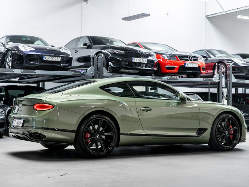 Bentley Continental GT Alpine Green. Gwarancja do 07.2027. Pakiet dokładek karbonowych.