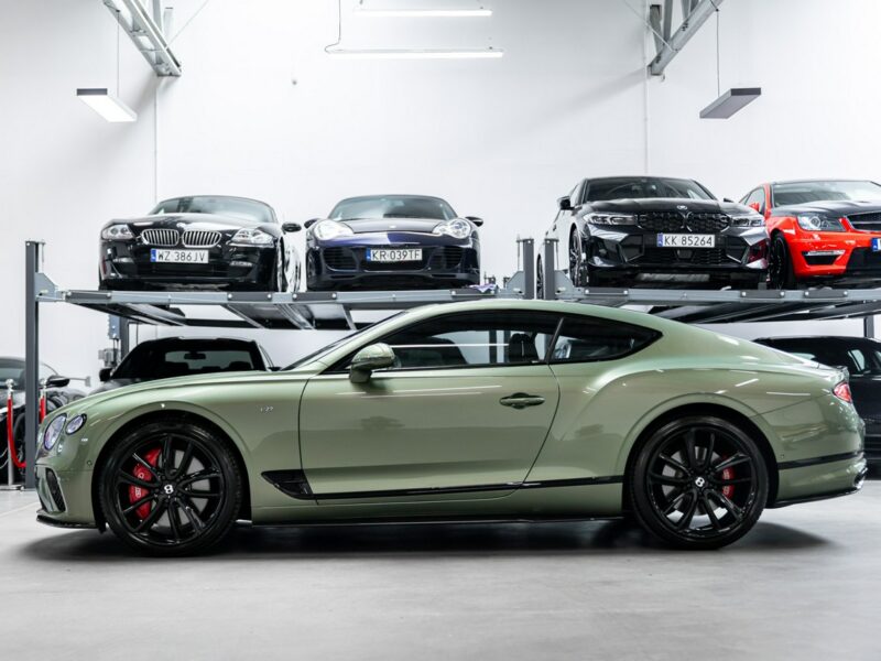 Bentley Continental GT Alpine Green. Gwarancja do 07.2027. Pakiet dokładek karbonowych.