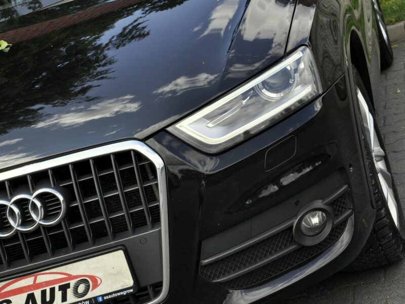 Audi Q3 2,0TDi 177KM Quattro/Skóra/LED/Xenon/PDC/Panorama/Serwis/LaneAssist I (2011-2018)