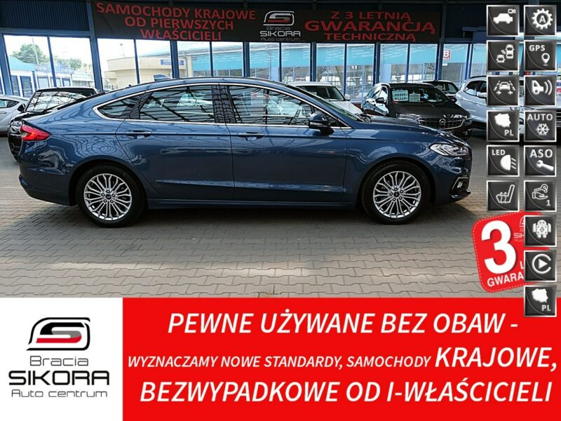Ford Mondeo TITANIUM+Automat+Led+ACC Serwisowany GWARANCJA 1wł Kraj Bezwypad F23% Mk5 (2014-)