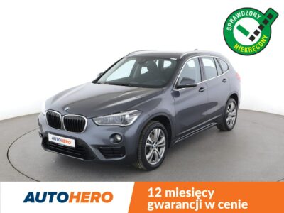 BMW X1 2.0d Automat xDrive Sport Line Klimatronik Tempomat Navi Grzane Fotele II (F48) (2015-)