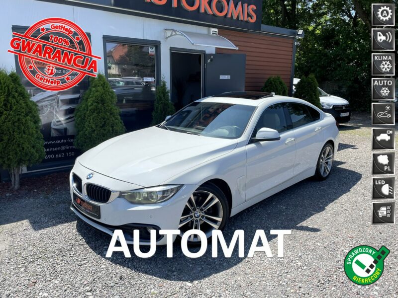 BMW 430 LED, Klimatyzacja, Tempomat, Szyberdach, Ambiente, Bluetooth, USB I (F32/F33/F82)
