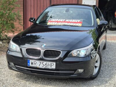 BMW 520 BMW 520D 177KM 2009R, 1 Właściciel Tylko 172tyś km, Stan Wzorowy E60 (2003-2010)