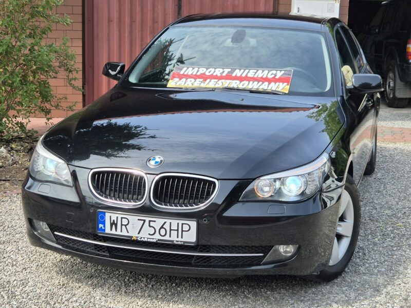 BMW 520 BMW 520D 177KM 2009R, 1 Właściciel Tylko 172tyś km, Stan Wzorowy E60 (2003-2010)
