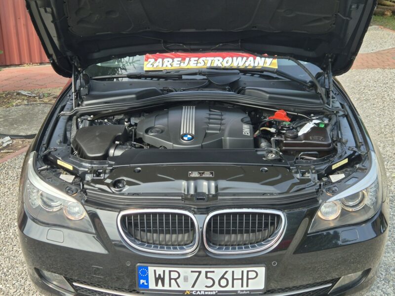 BMW 520 BMW 520D 177KM 2009R, 1 Właściciel Tylko 172tyś km, Stan Wzorowy E60 (2003-2010)