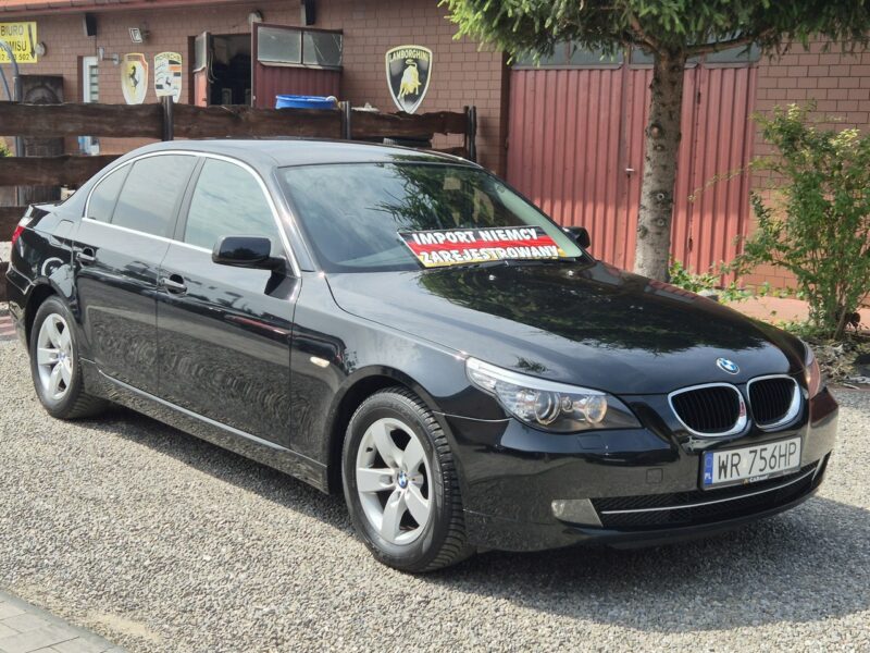 BMW 520 BMW 520D 177KM 2009R, 1 Właściciel Tylko 172tyś km, Stan Wzorowy E60 (2003-2010)