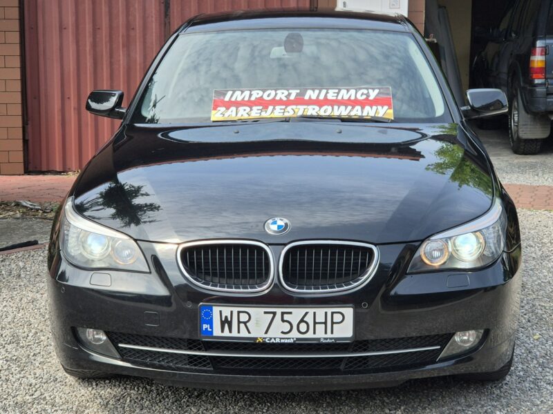 BMW 520 BMW 520D 177KM 2009R, 1 Właściciel Tylko 172tyś km, Stan Wzorowy E60 (2003-2010)