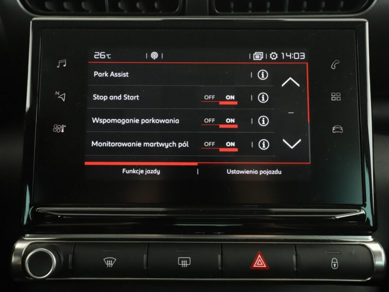 Citroen C3 Aircross Navi Kamera cofania Klimatyzacja Bluetooth