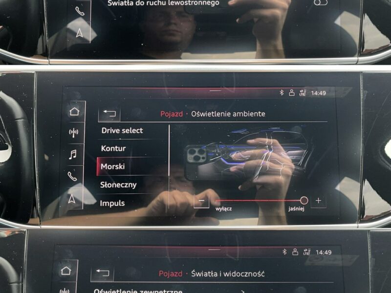 Audi A8 Quattro, LED, Virtual, Asystenci, Dociągi, Ambiente, Kamera,Keyless GO D5 (2017-)