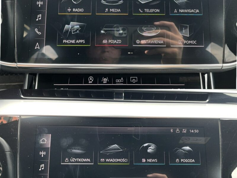 Audi A8 Quattro, LED, Virtual, Asystenci, Dociągi, Ambiente, Kamera,Keyless GO D5 (2017-)