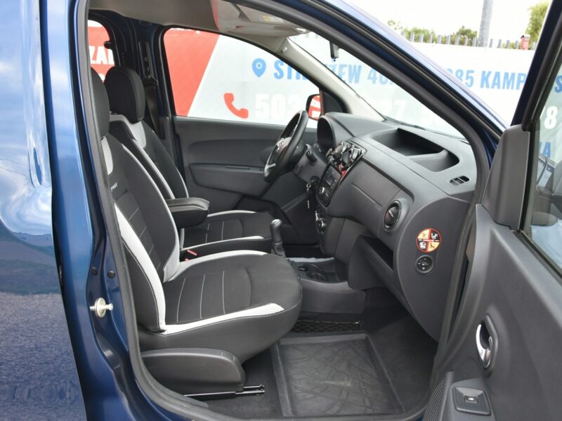 Dacia Dokker Stepway 1.6SCe 102KM 2019r. Salon PL 5-os Klima TEMPOMAT czujniki HAK