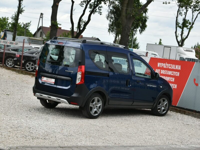 Dacia Dokker Stepway 1.6SCe 102KM 2019r. Salon PL 5-os Klima TEMPOMAT czujniki HAK