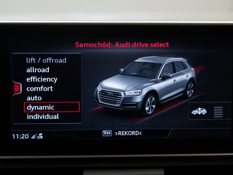 Audi Q5 45TFSIQuattro Stronic Sline Panorama Matrix Tempomat Kamera Pneumatyka FY (2017-)