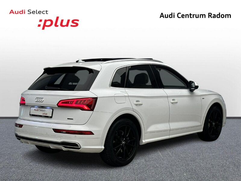 Audi Q5 45TFSIQuattro Stronic Sline Panorama Matrix Tempomat Kamera Pneumatyka FY (2017-)