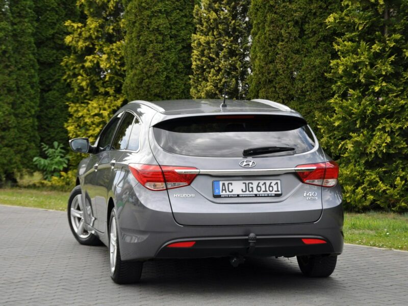 Hyundai i40 1.7CRDi(136KM)*Led*Duża Navi*Welur*Reling*IWłaściciel*Alu16"ASO