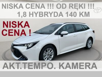 Toyota Corolla Nowa Hybryda 140KM 1,8 Comfort Kamera Dostępny od ręki - 1278zł E21 (2019-)