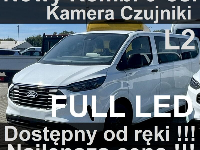 Ford Transit Custom L2 Trend 136KM Kamera Klima tył. Czujniki Full Led ! 1887 zł NiskaCena