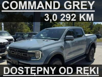 Ford Ranger Raptor Command Grey Raptor V6 292KM Benzyna Super Niska Cena! zł Od ręki !