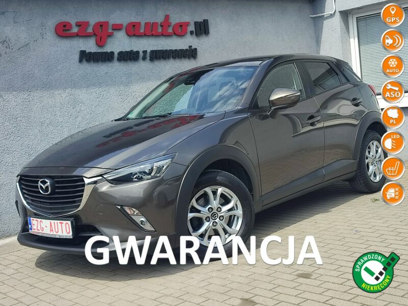 Mazda CX-3 Rej. I 2016r. udokumentowany przebieg Gwarancja