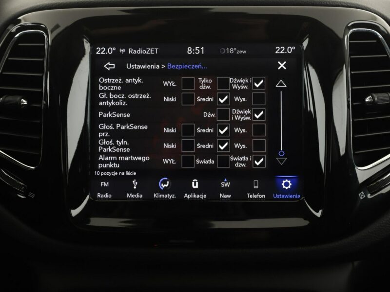 Jeep Compass 4x4 automat bi-xenon półskóra navi kamera i czujniki parkowania II (2016-)