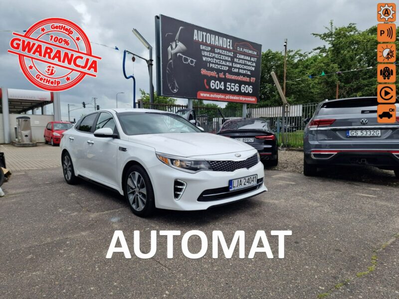 Kia Optima 2.4 Benzyna 188 KM, Automat, Kamera Cofania, Bluetooth, LED, ALU,Klima IV (2015-2020)