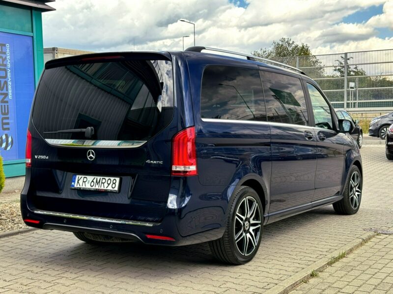 Mercedes V 250 4Matic Exclusive. Niemal pełne wyposażenie. Salon Polska. 1 wł. 7 os. II (2014-)