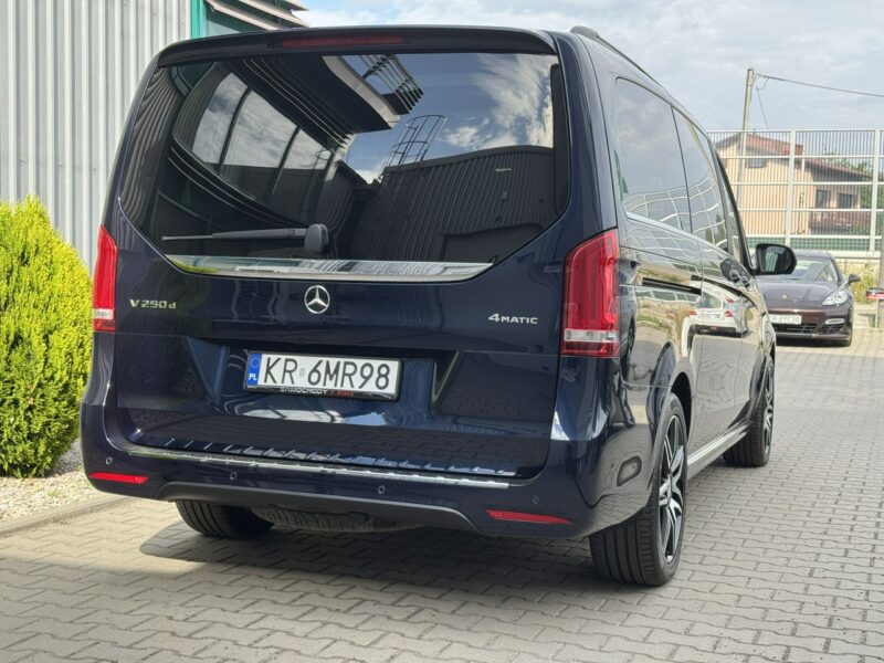 Mercedes V 250 4Matic Exclusive. Niemal pełne wyposażenie. Salon Polska. 1 wł. 7 os. II (2014-)