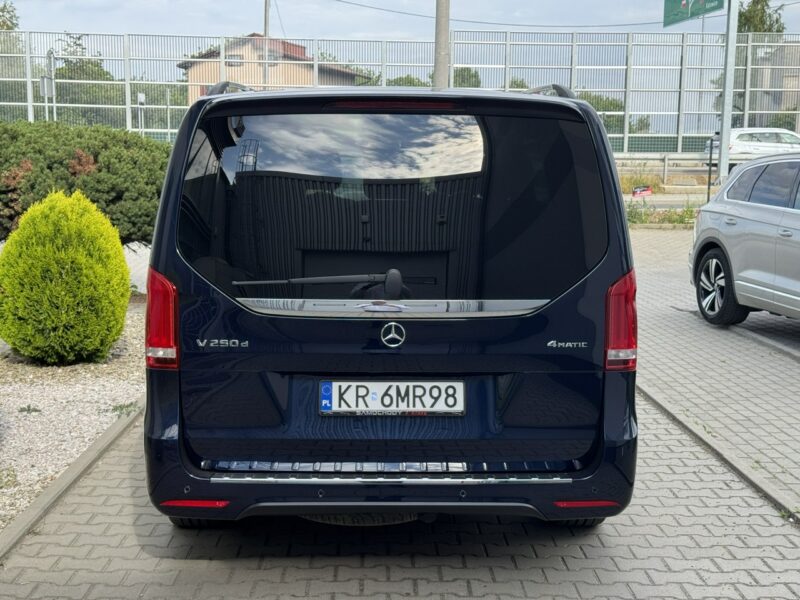 Mercedes V 250 4Matic Exclusive. Niemal pełne wyposażenie. Salon Polska. 1 wł. 7 os. II (2014-)
