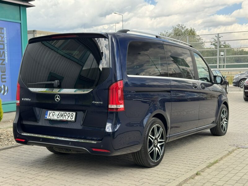 Mercedes V 250 4Matic Exclusive. Niemal pełne wyposażenie. Salon Polska. 1 wł. 7 os. II (2014-)