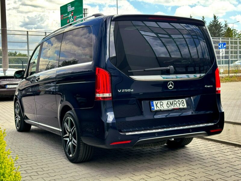 Mercedes V 250 4Matic Exclusive. Niemal pełne wyposażenie. Salon Polska. 1 wł. 7 os. II (2014-)