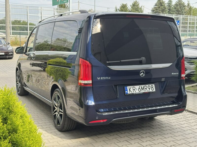 Mercedes V 250 4Matic Exclusive. Niemal pełne wyposażenie. Salon Polska. 1 wł. 7 os. II (2014-)