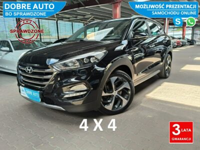 Hyundai Tucson 1.6 177KM Premium 4x4 Automat, Navi,Kamera,MartwePole, Wentyl.Fotele III (2015-2020)
