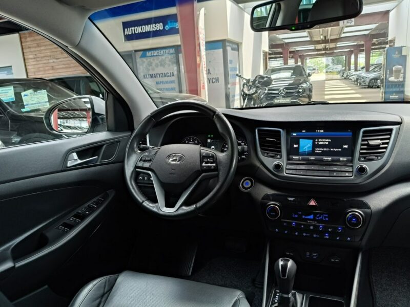Hyundai Tucson 1.6 177KM Premium 4x4 Automat, Navi,Kamera,MartwePole, Wentyl.Fotele III (2015-2020)