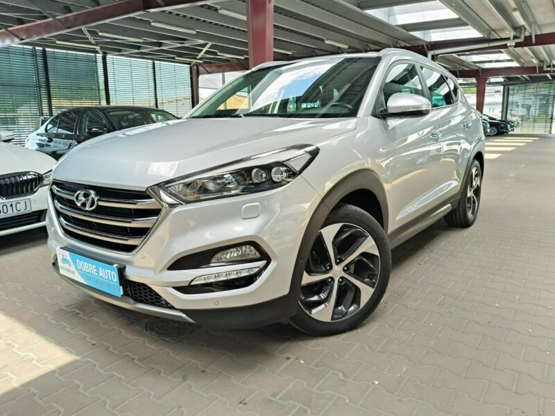 Hyundai Tucson 1.6 177KM Premium 4x4 Automat, Navi,Kamera,MartwePole, Wentyl.Fotele III (2015-2020)