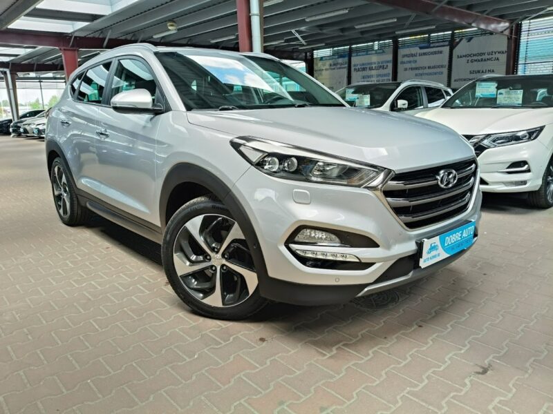 Hyundai Tucson 1.6 177KM Premium 4x4 Automat, Navi,Kamera,MartwePole, Wentyl.Fotele III (2015-2020)