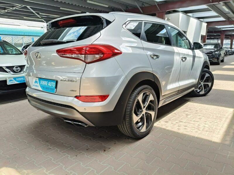 Hyundai Tucson 1.6 177KM Premium 4x4 Automat, Navi,Kamera,MartwePole, Wentyl.Fotele III (2015-2020)