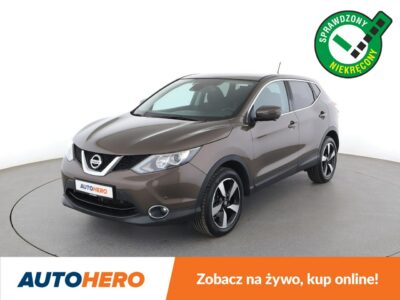Nissan Qashqai nai kamera i czujniki parkowania grzane fotele klima auto II (2013-2021)