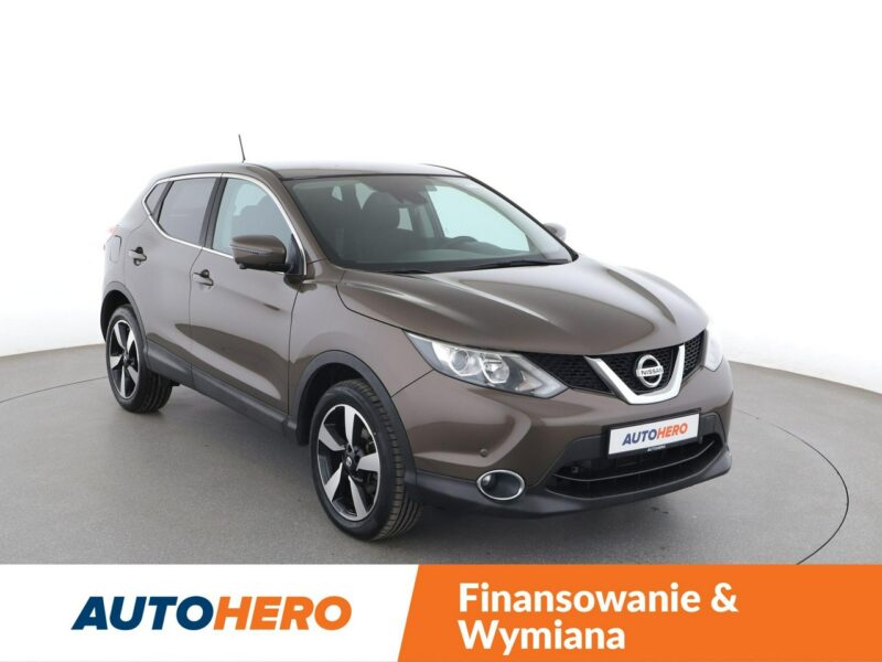 Nissan Qashqai nai kamera i czujniki parkowania grzane fotele klima auto II (2013-2021)